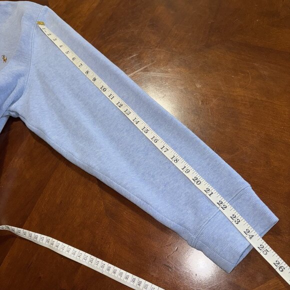 Polo Ralph Lauren Sweater Mens XXL Blue 100% Cotton 1/4 Zip Long Sleeve Pullover - Picture 9 of 15